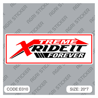 برچسپ اسلب "XTREME  RIDEIT FOREVER" (کد : E010) فروش به صورت عمده
