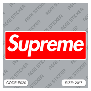 برچسپ اسلب  " SUPREME " (کد :E020) فروش به صورت عمده