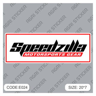 برچسپ اسلب   " SPEED ZILLA"  (کد : E024) فروش به صورت عمده