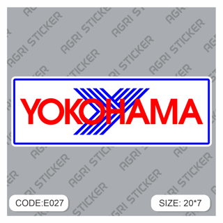 برچسپ اسلب    " YOKOHAMA "  (کد : E027) فروش به صورت عمده