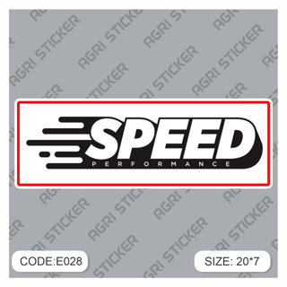برچسپ اسلب    " SPEED"  (کد : E028) فروش به صورت عمده