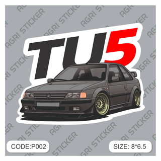 استیکر پژو 405  TU5(کد P002)