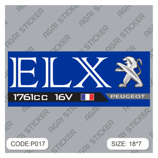استیکر اسلب elx(کد P017)