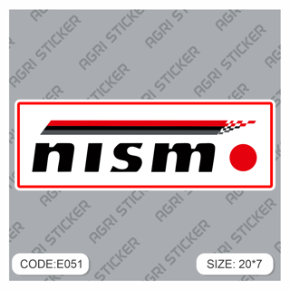 برچسپ اسلب " نیسان - NISMO"  (کد : E051) فروش به صورت عمده