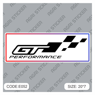 برچسپ اسلب " GT"  (کد : E052) فروش به صورت عمده